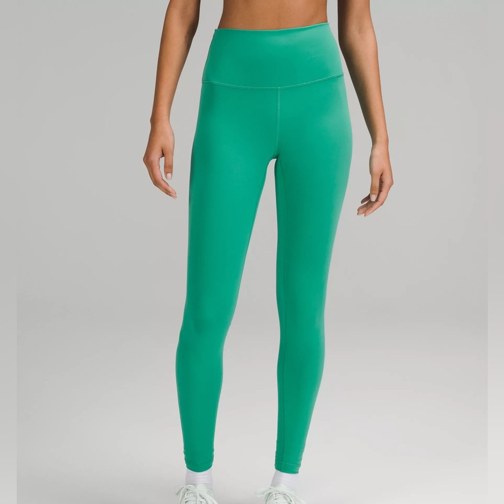 Lululemon Wunder Train High-Rise Tight 28" Maldives green